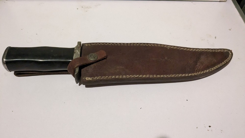 damascus bowie knife