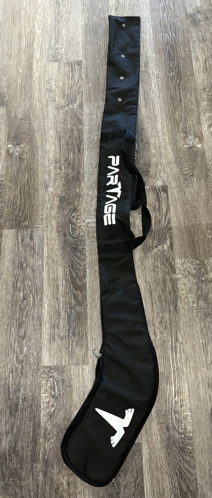 Partage Hockey Stick Bag / Case Black Polyester with Strap Pre-owned