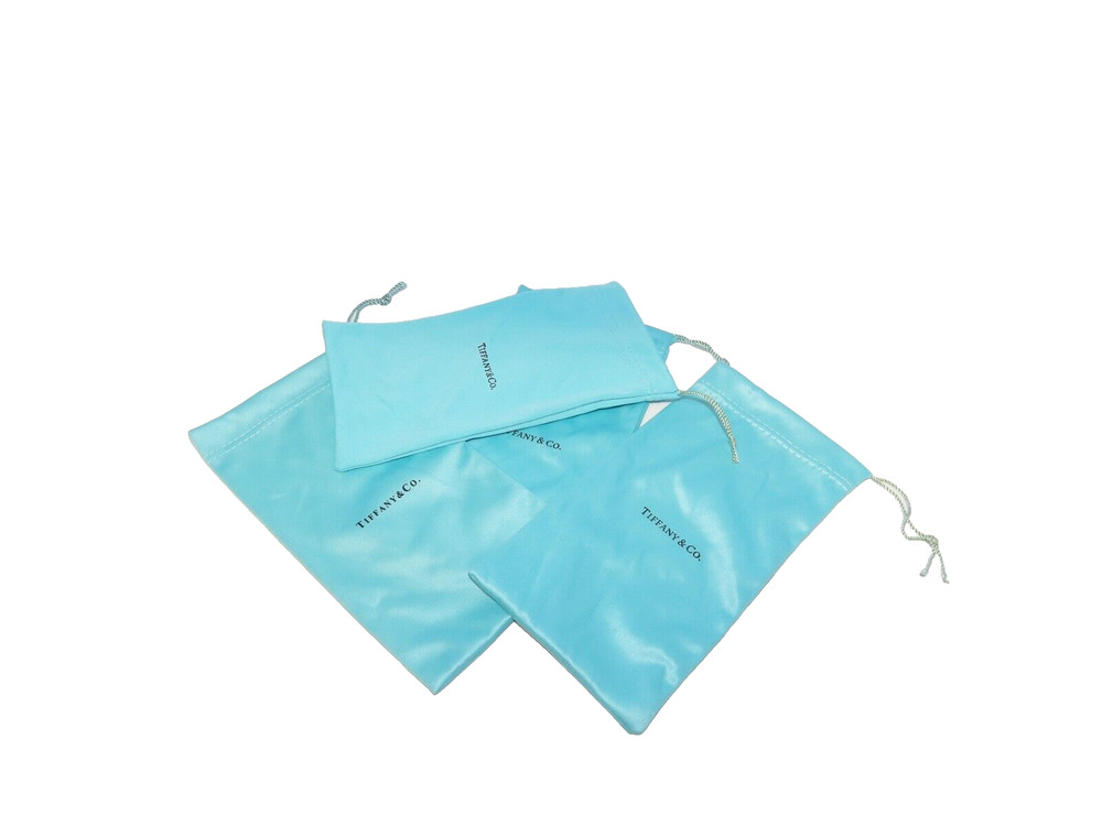 Tiffany & CO  Authentic Sunglasses Eyeglasses  Drawstring Pouch Soft case