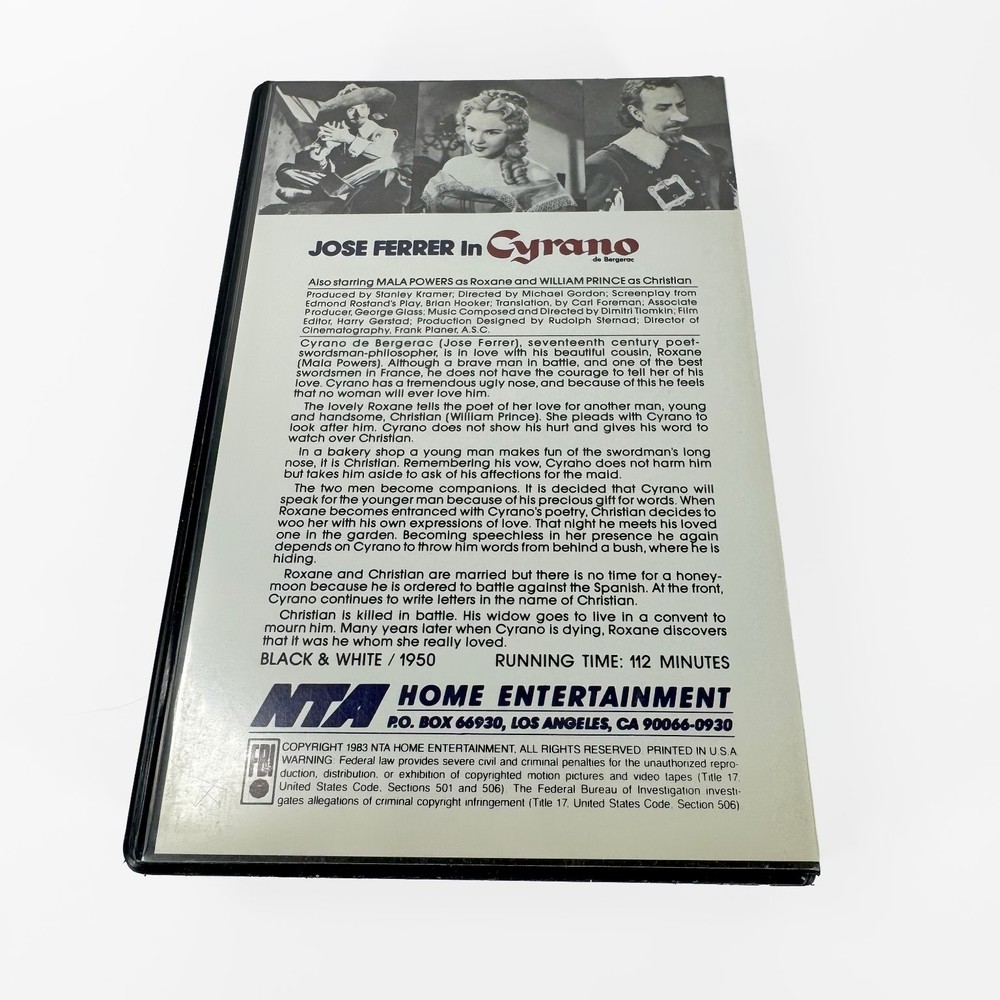 Cyrano de Bergerac - Beta Tape - Open