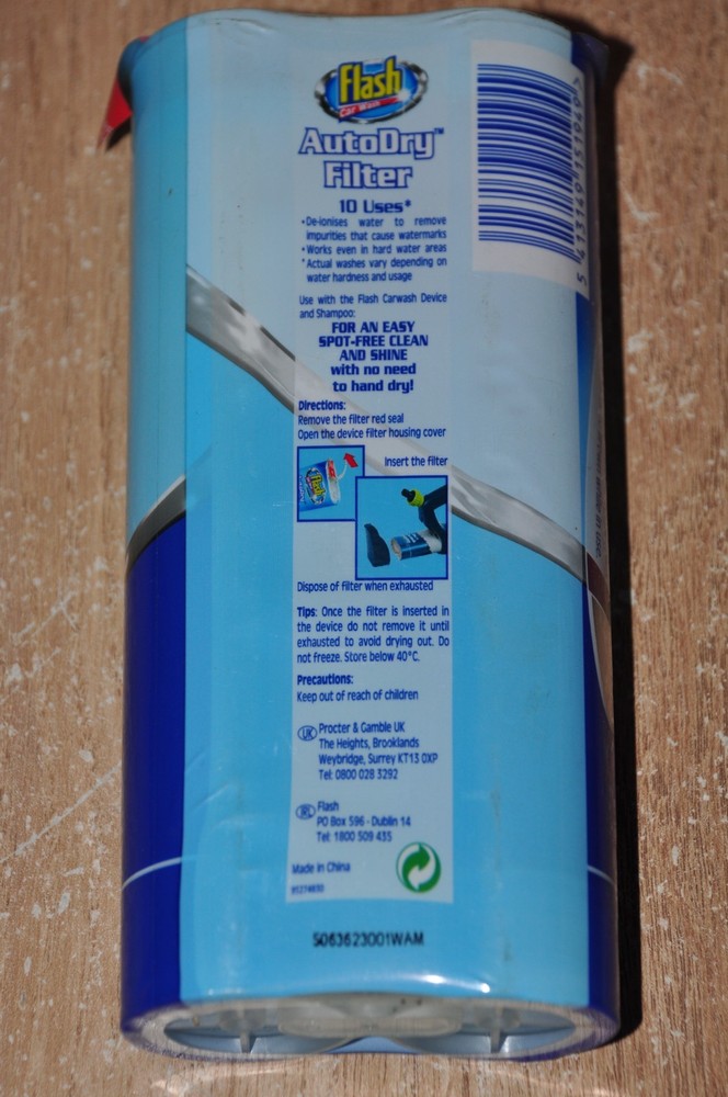 Flash Home Car Wash System Autodry Filter x 2