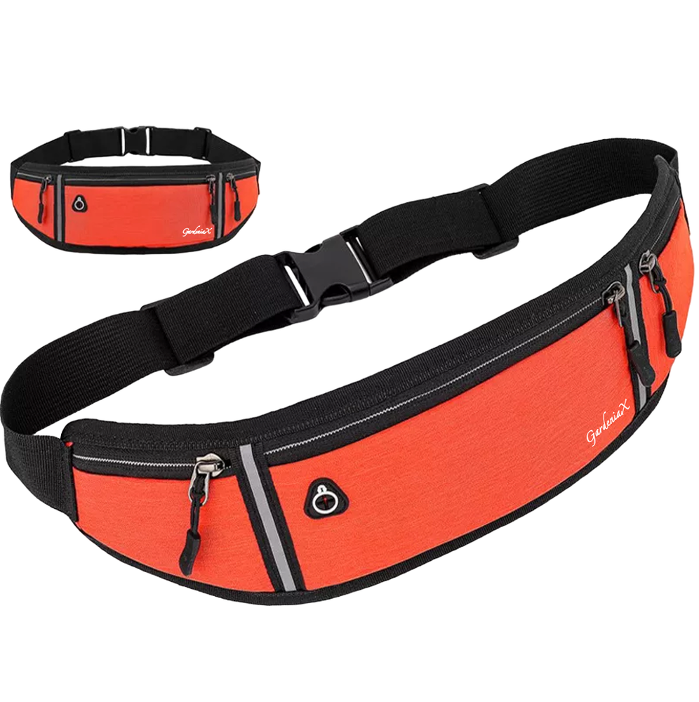 Running belt bag waist pack, thin valuables hidingbelt