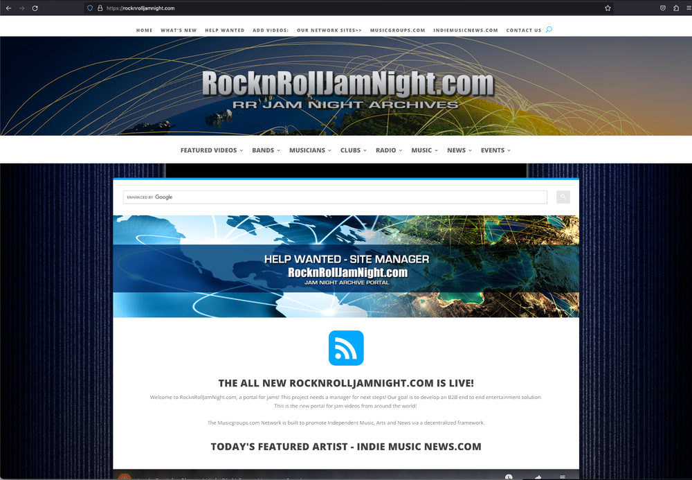 RocknRollJamNight.com for sale