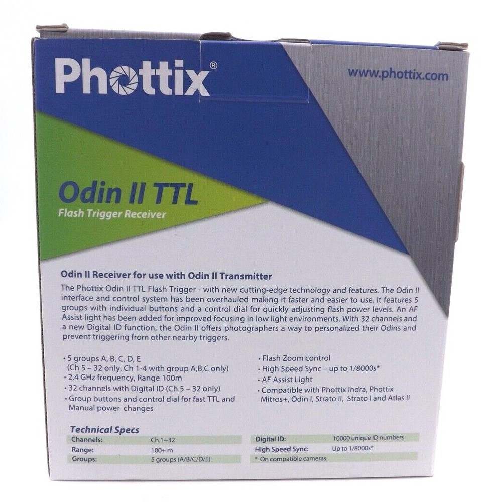 Phottix Odin II TTL Flash Trigger Receiver forCanon