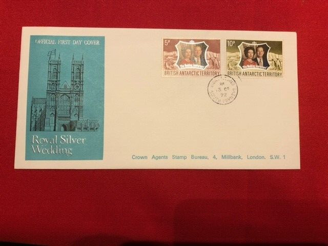 1972 British Antarctic Territory x 1 FDC
