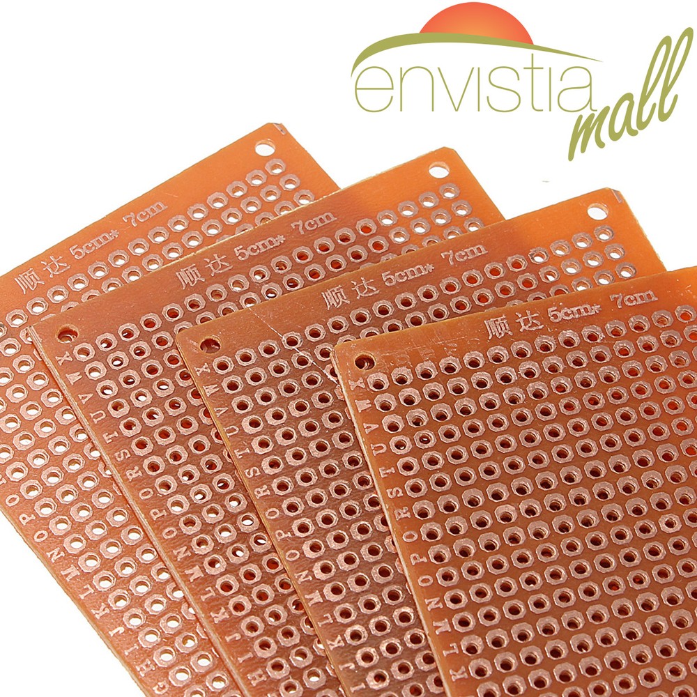 10 Pcs 5x7cm (2x3in) PCB Prototyping Perf Boards Breadboards Circuit Boards