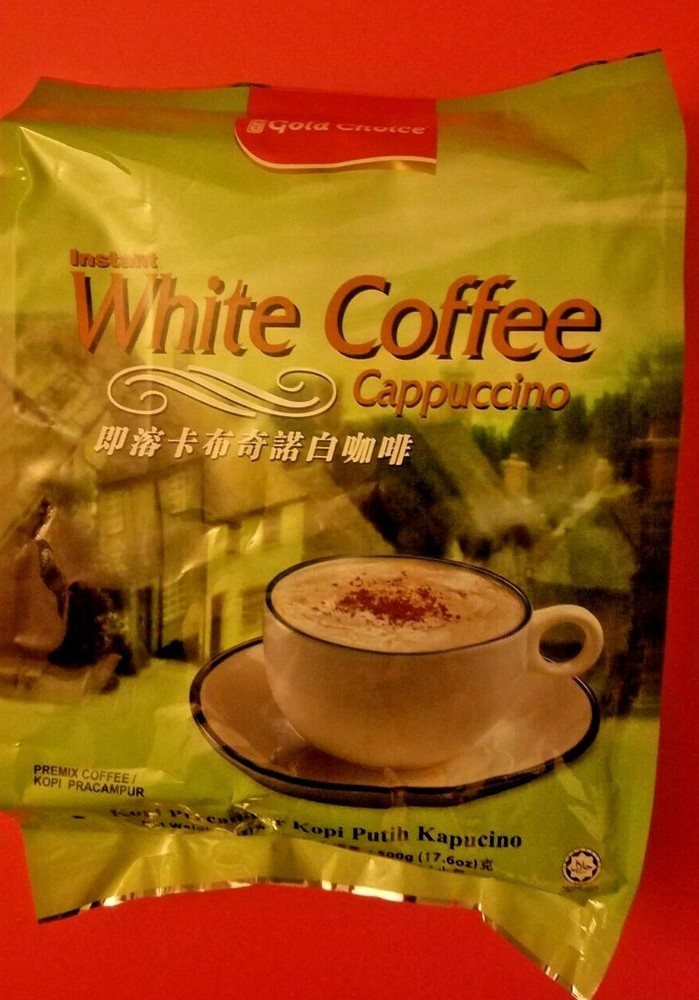 GOLD CHOICE INSTANT WHITE COFFEE CAPUCCINO PREMIX COFFEE