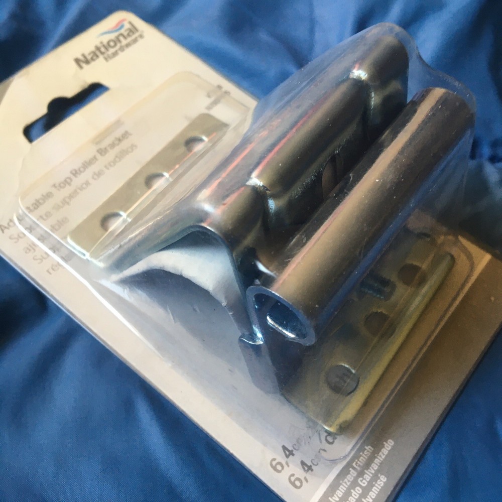National Hardware N280-495 V7628 Adjustable Top Roller Galvanized Bracket