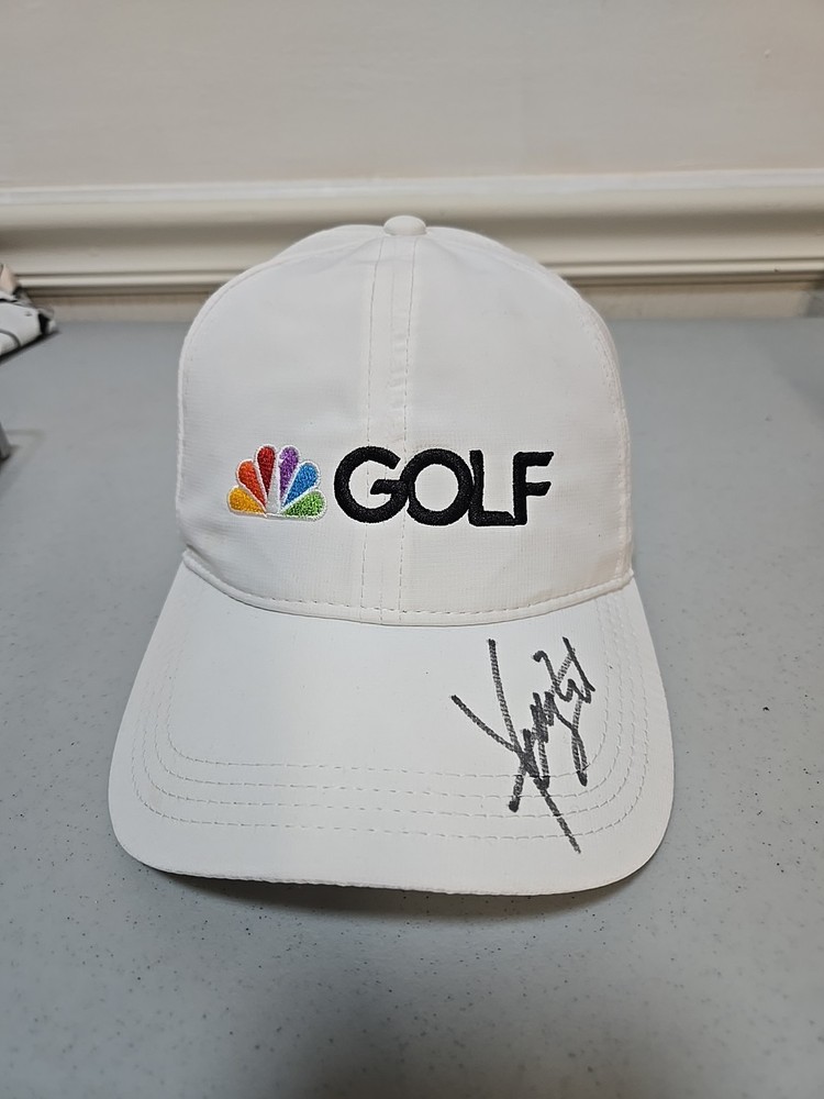 NBC Golf Hat Peacock Signed New
