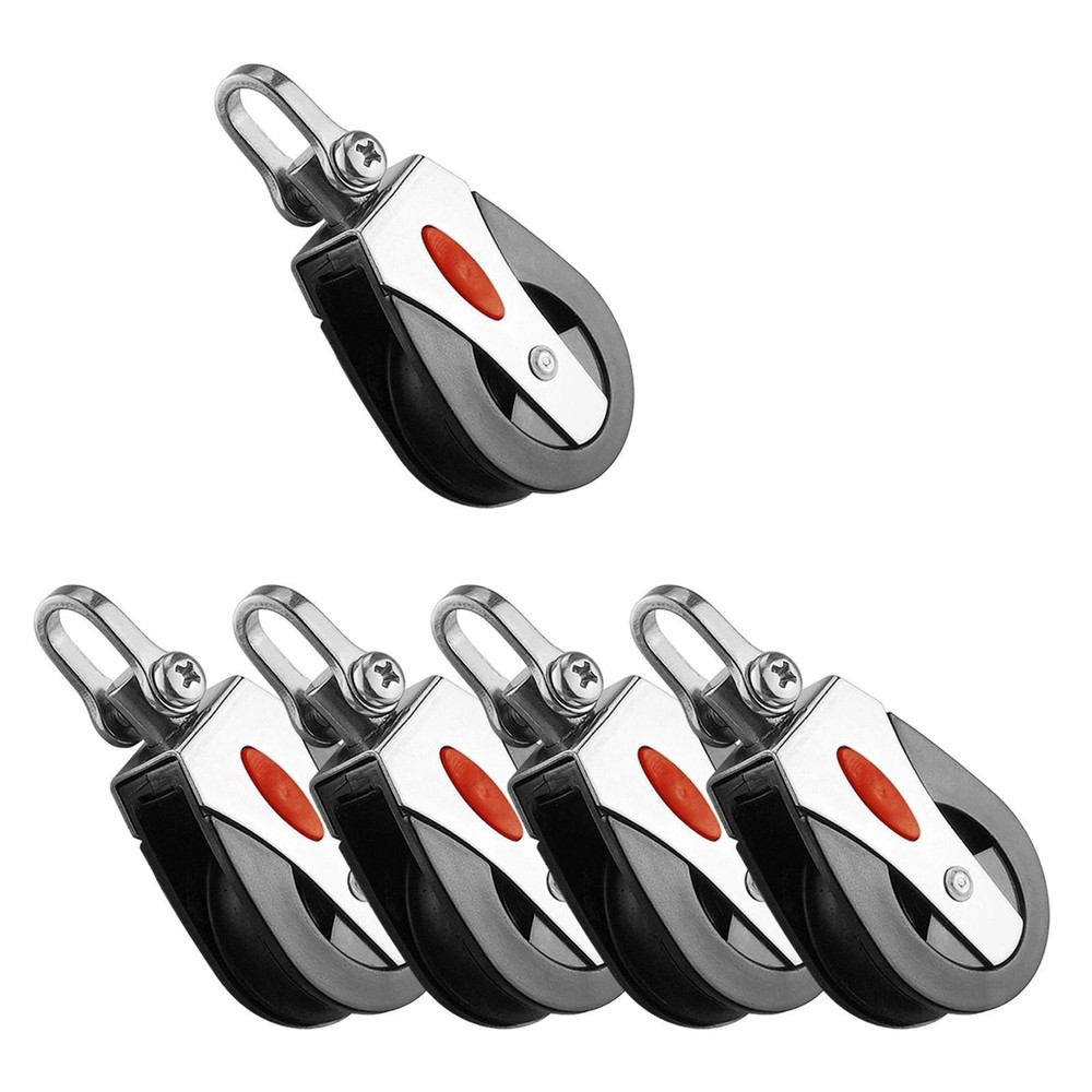 Cable Pulley Wheel Single Swivel Block Multipurpose Snatch Block Accessory for