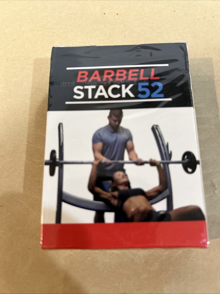 STACK 52 BARBELL Exercise Workout Card Game NEW SEALED