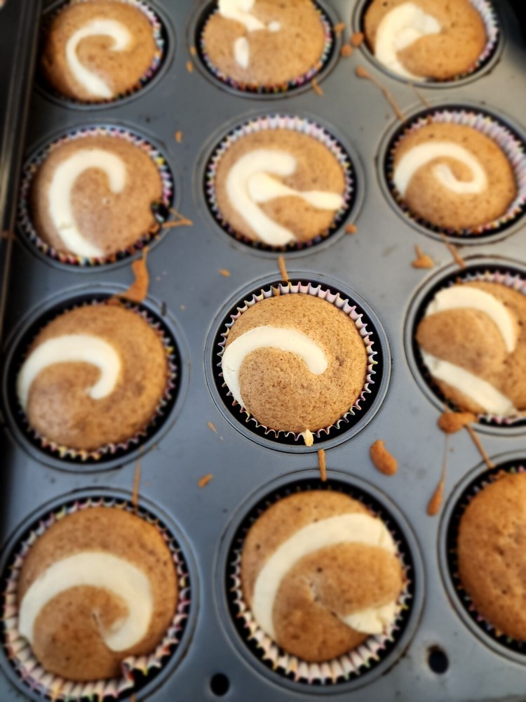 Pumpkin Cream Cheese Muffins