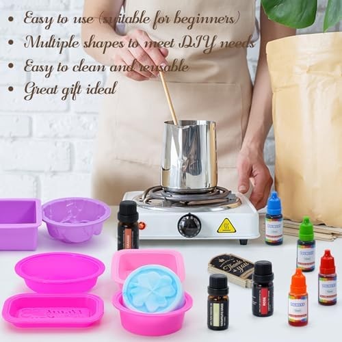 Soap Making Kit with Molds