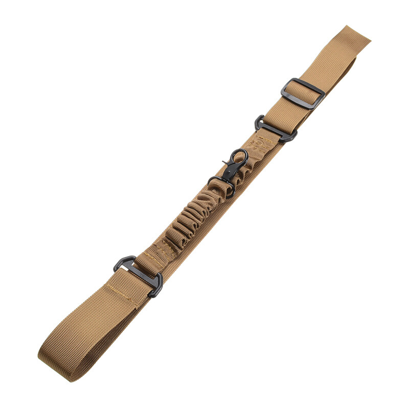 Airsoft Hunting Single 1 Point Bungee Rifle Gun Sling Strap System Adjustable