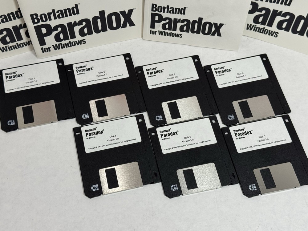 Borland Paradox 5.0 Relational Database Software For Windows