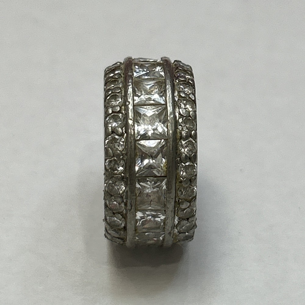Vintage 925 Solid Sterling Silver Gemstone Ring