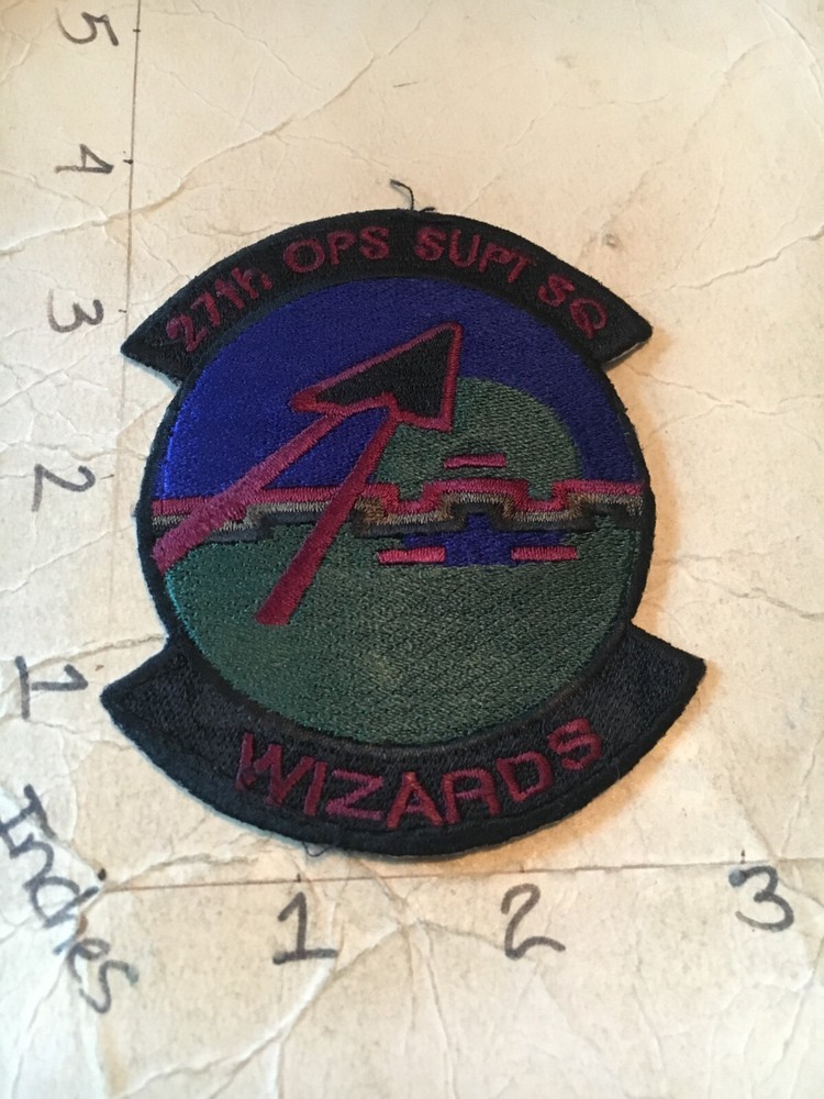 USAF 27th OPS Support Squadron subdued patch 6/5/25
