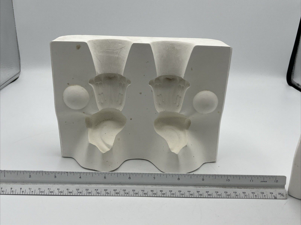 Ceramic Slip Cast Casting Mold Holland H-882 Cup Sconce Pair