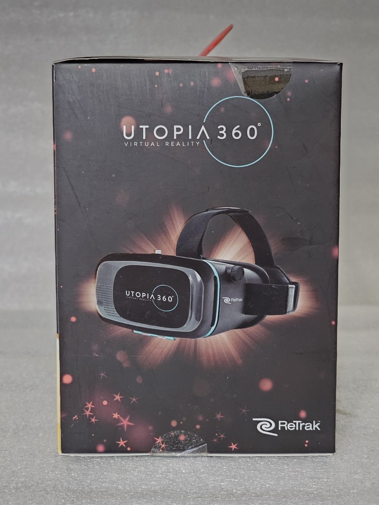 ReTrak Utopia 360 VR Degree 3D Headset Bundle Bluetooth Earbuds / Controller