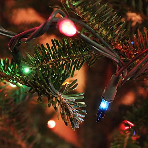 Multi-Colored Christmas Mini String Lights, 20FT 100 Count Multicolor
