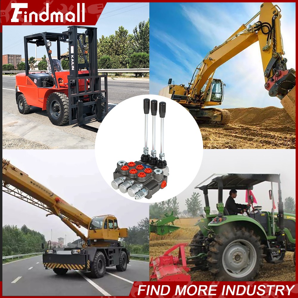 3 Spool 13GPM Hydraulic Directional Control Valve BSPP Interface New