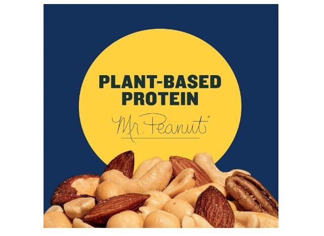 PLANTERS Lightly Salted Mix Nuts, Party Snacks, Plant-Based Protein, 10 Oz Can