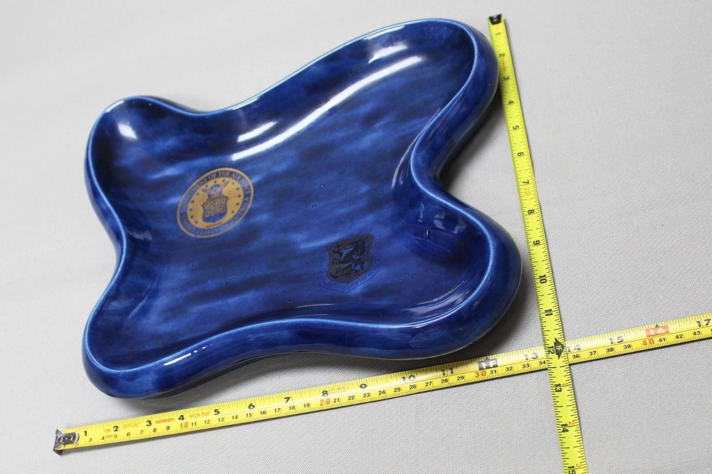 USAF 81st TFW Custom Ceramic Tray 1969 . FLU3368