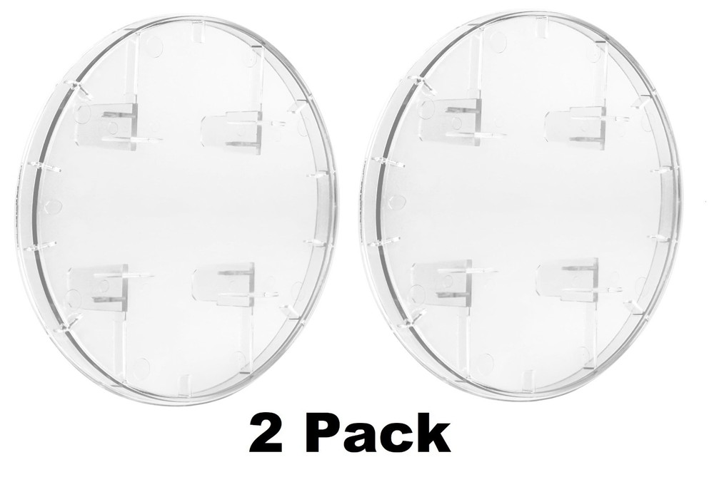 2 Pack Clear Plastic Socket Cover for Electrical Meters Bases