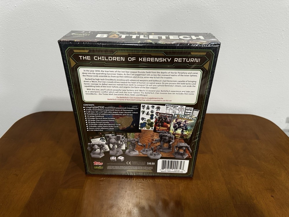 Battletech Clan Invasion Kickstarter Bundle Expansion Record Sheets Pilot Cards