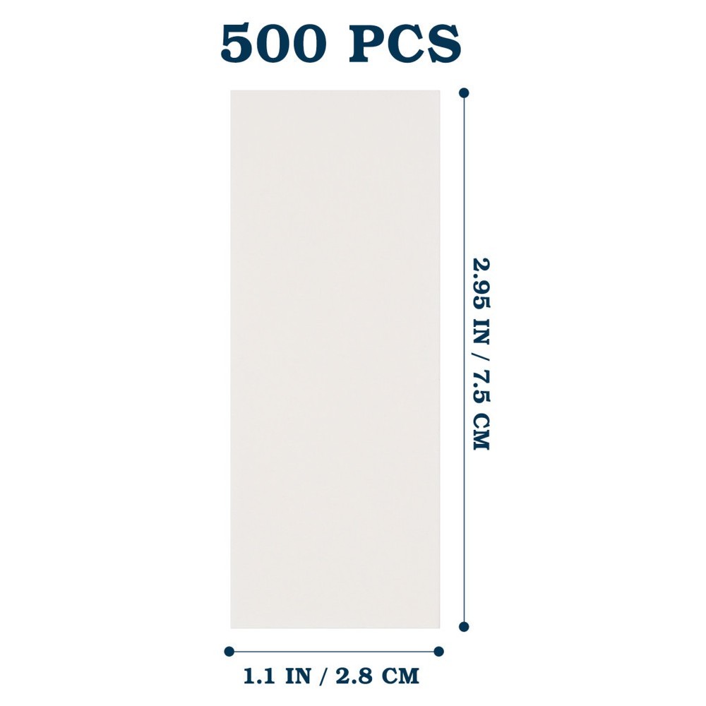 500 Pcs Filter Paper for Chemistry Laboratory Chromatography Strips