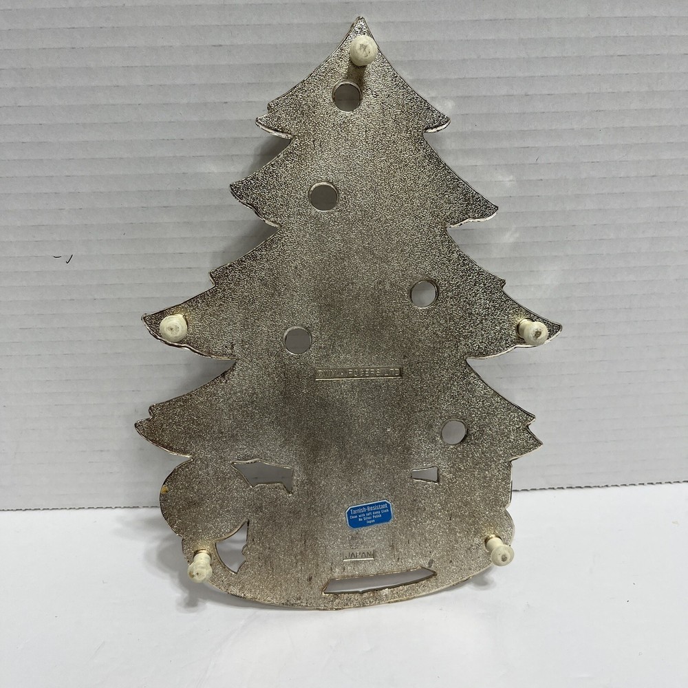 WM. A . Rogers Ltd. 9” Christmas Tree Coaster Japan