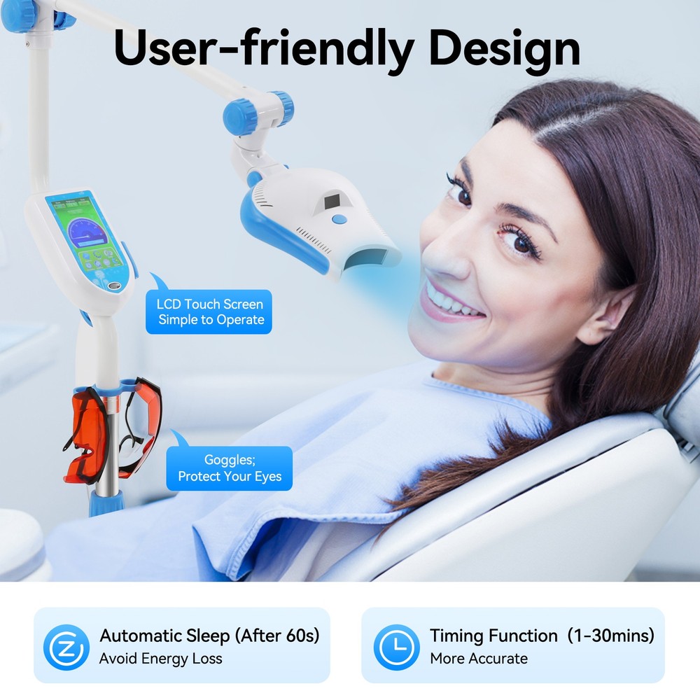 Dental Mobile Teeth Whitening Machine Cold Light LED Lamp Bleaching Accelerator