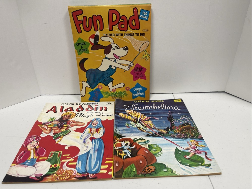 Activity Book Lot of 3