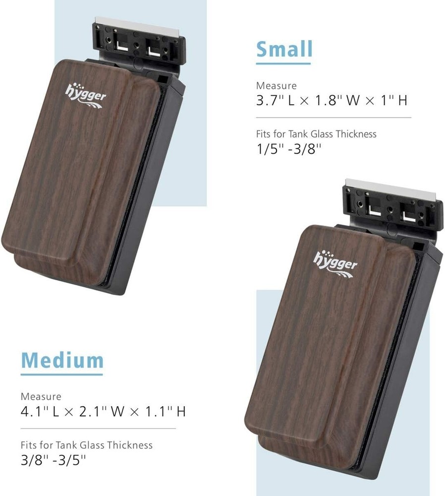 Magnetic Aquarium Cleaner with Scraper - Algae Magnet Tool