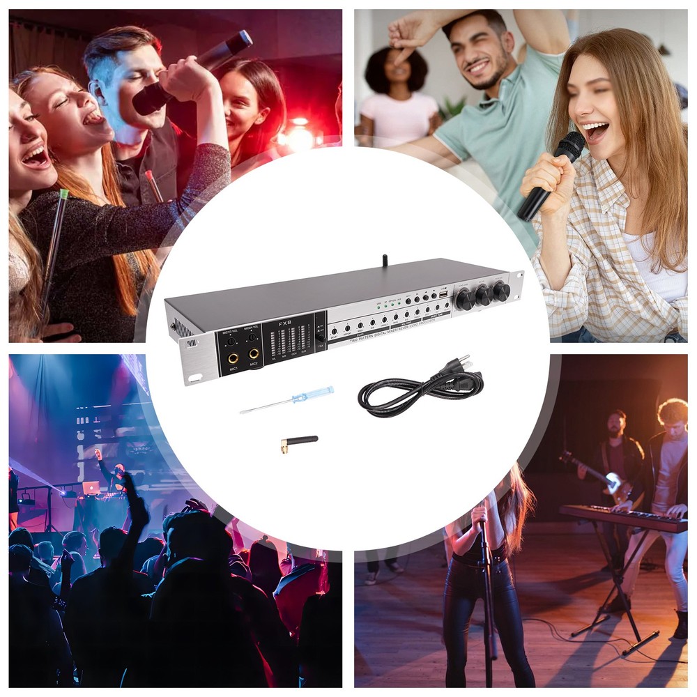 Audio Processor Mixer, Audio Processor Professional Anti-howling Audio Processor