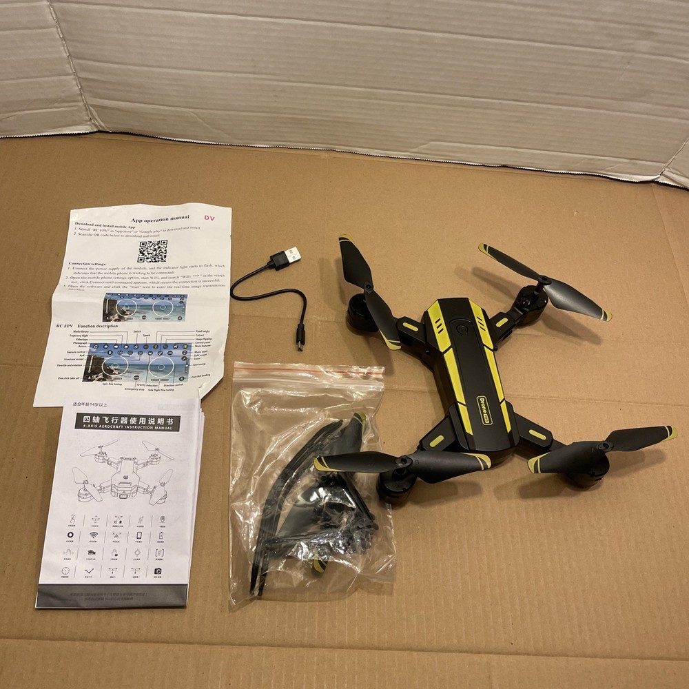 Drone pro. New With Case, Manual. No Battery Pack.