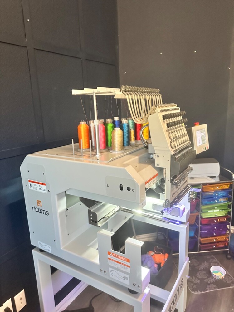 Ricoma embroidery machine