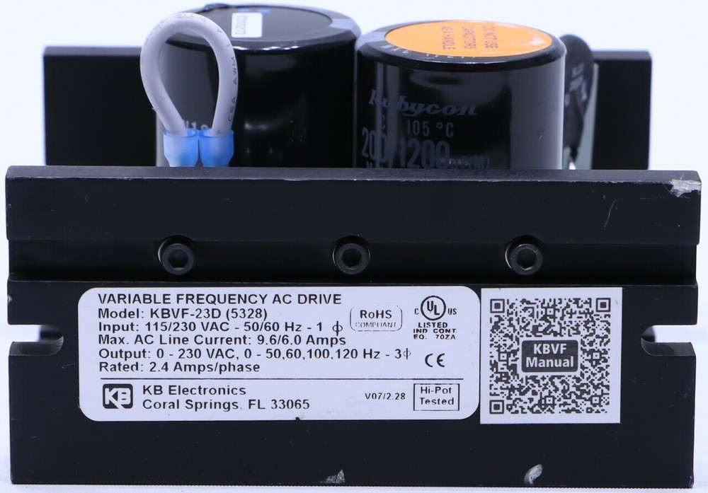 KB ELECTRONICS KBVF-23D VARIABLE FREQUENCY DRIVE