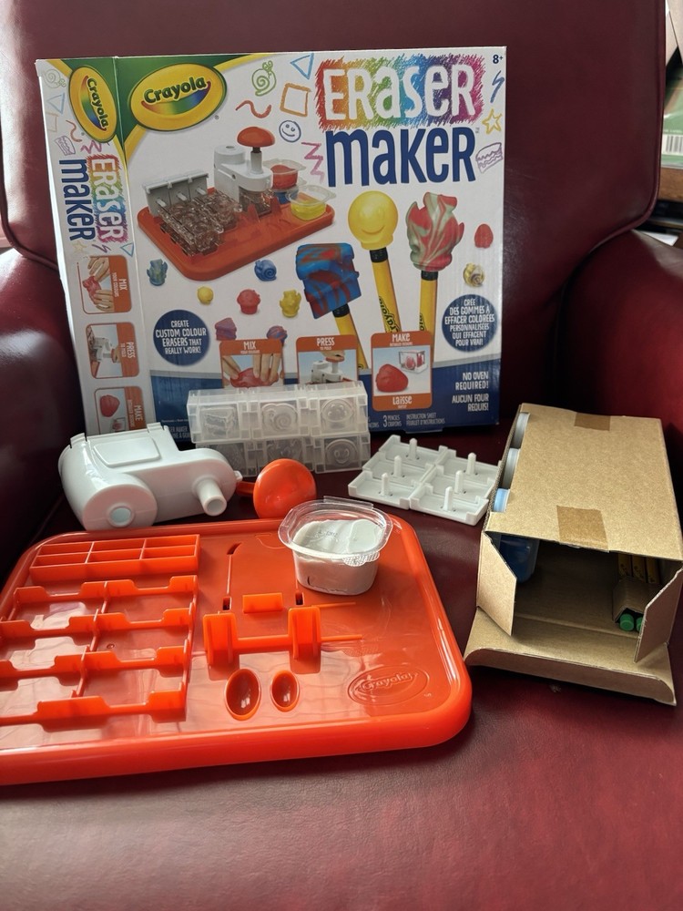 Crayola Eraser Maker - Open Box, Unused