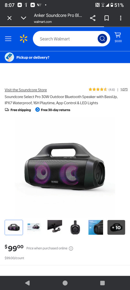 Anker Soundcore Select Pro Bluetooth Speaker - Black