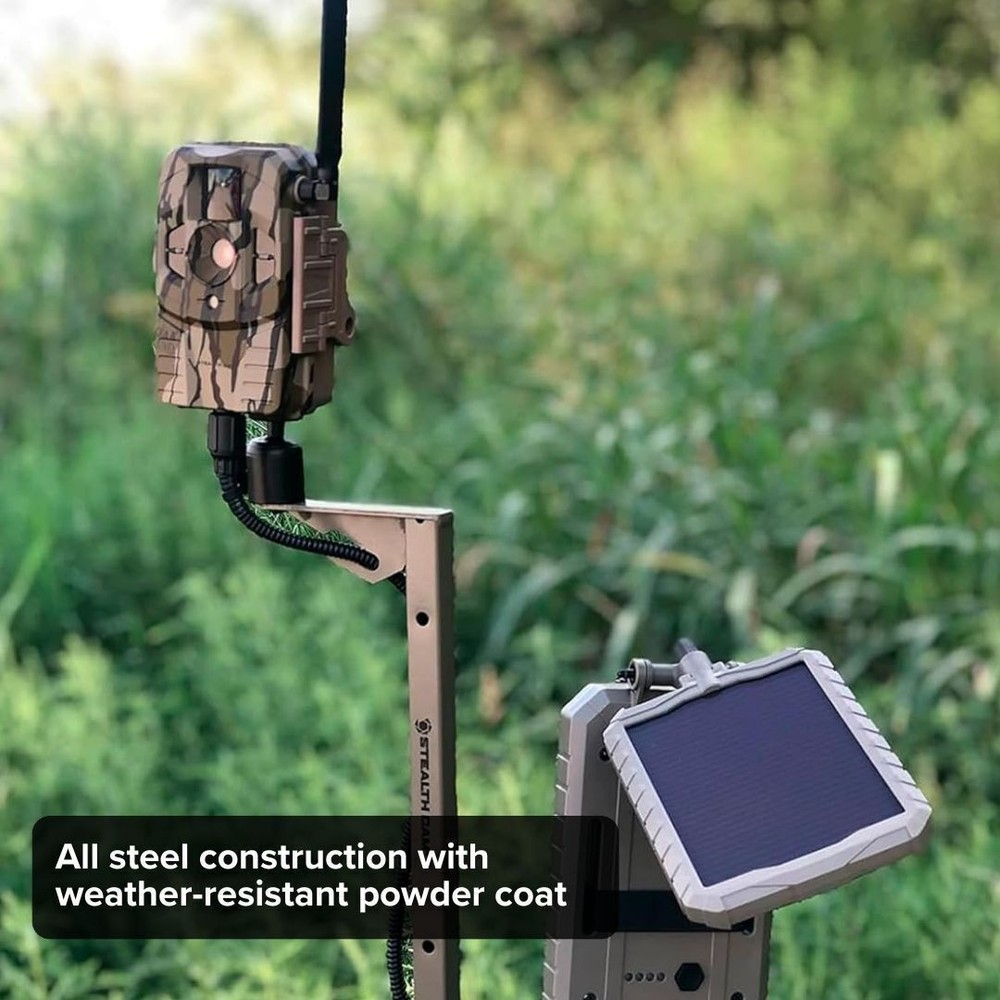Stealth Cam Adjustable Multi Pivot Mounting Post 2 Pack Card Reader Bundle