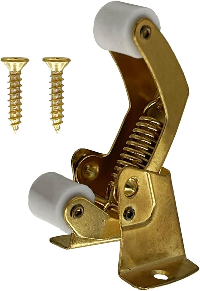 Brass Plated Screen Door Spring Loaded Catch