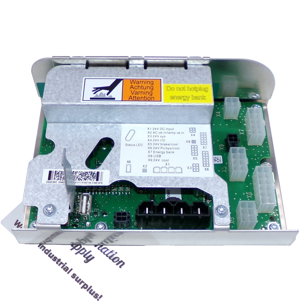 ABB Robotics IRC5 Controller Power Distribution Unit DSQC662 (3HAC026254-001)