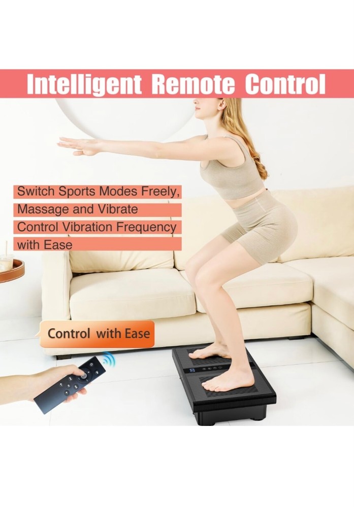 vibration plate exercise machine whole body workout lymphatic drainage machine