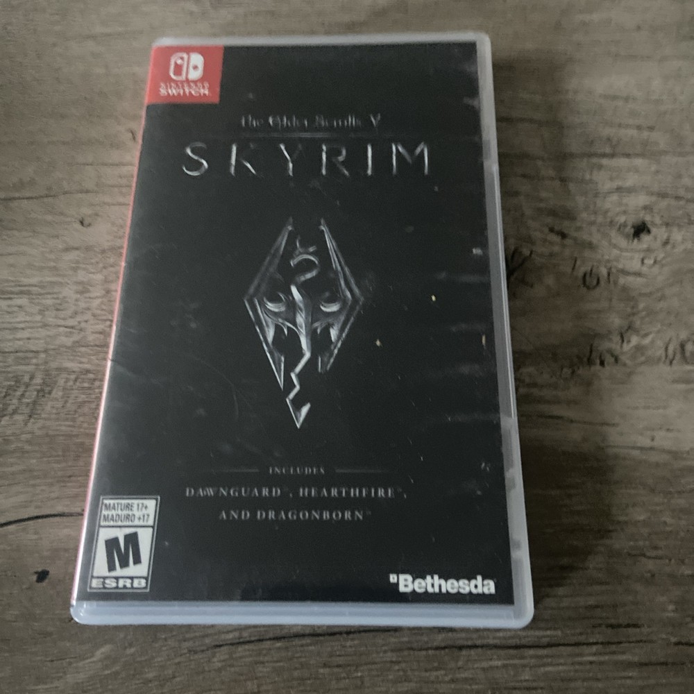 Empty Nintendo Skyrim Box - CASE ONLY