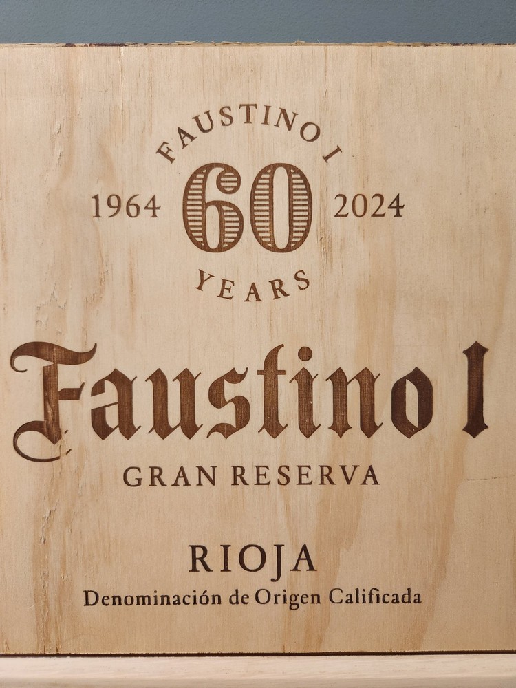 Wine Wood Crate Faustino Rioja Gran Reserva Panel