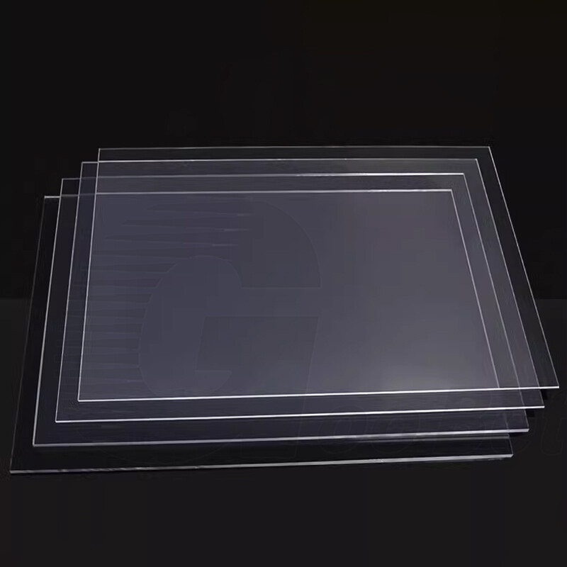 PVC Sheet Clear Gloss Plastic Thin Plate Board Panel Thick 0.3mm-2mm Cut to Size