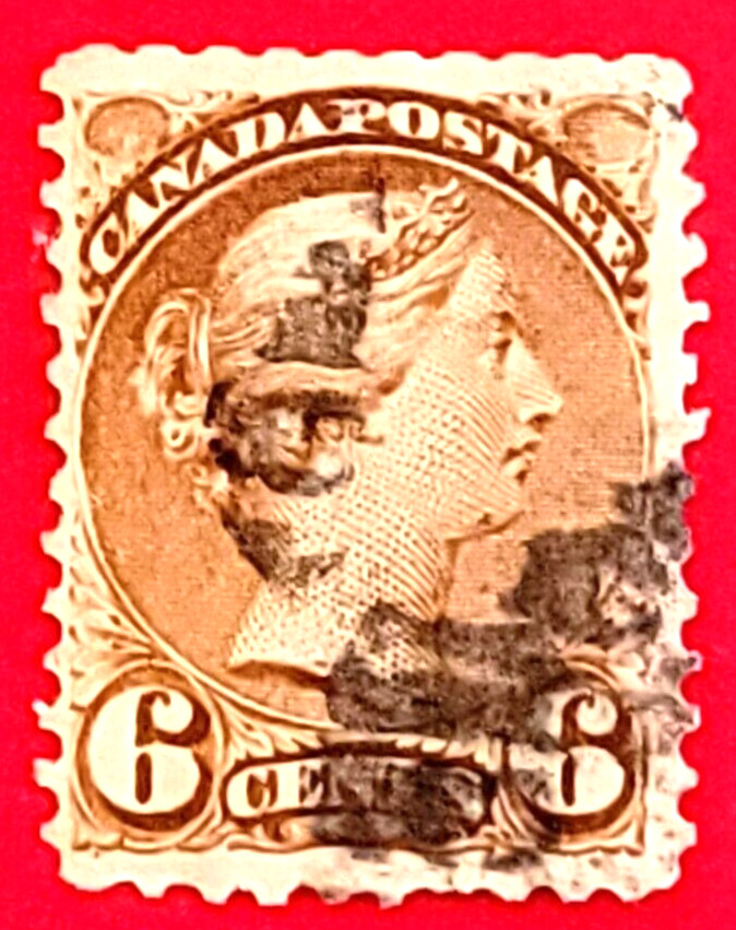 Canada Stamp #39 "Small Queen Issue" Used