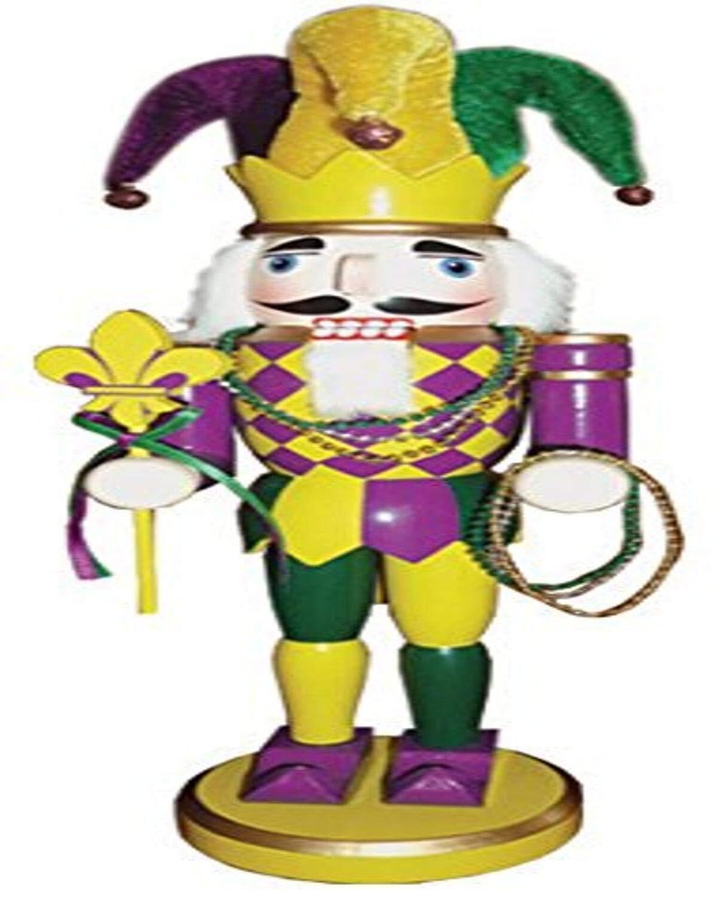 Santa's Workshop 70223 Mardi Gras Nutcracker 14.5"