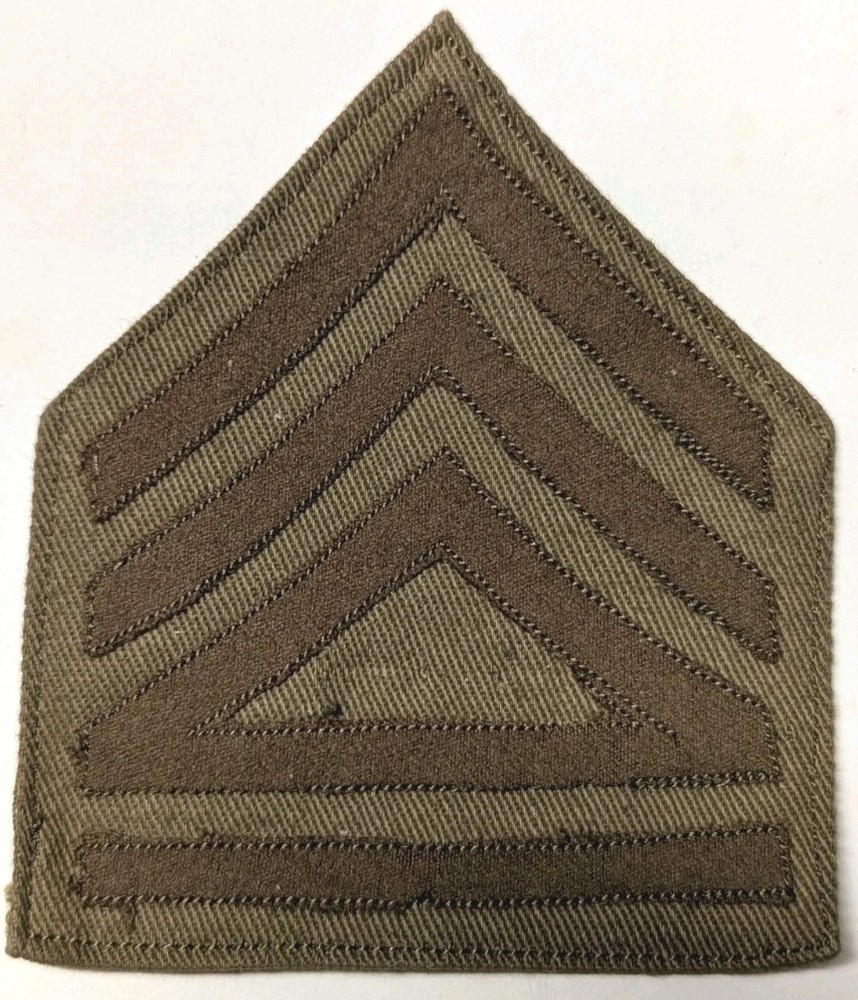 WW1 US Army 5 Stripe Sergeant Chevron Rank   AEF